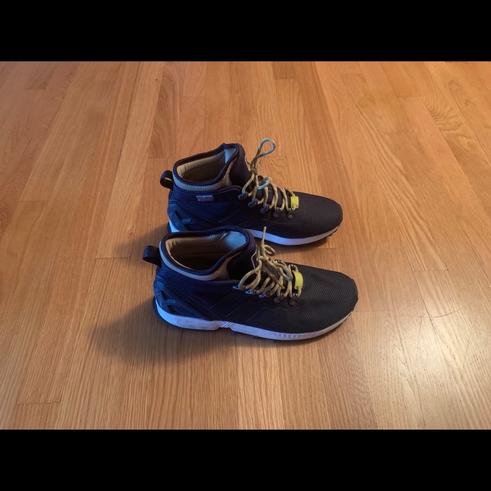Adidas Originals ZX Flux Navy Blue Winter Boots